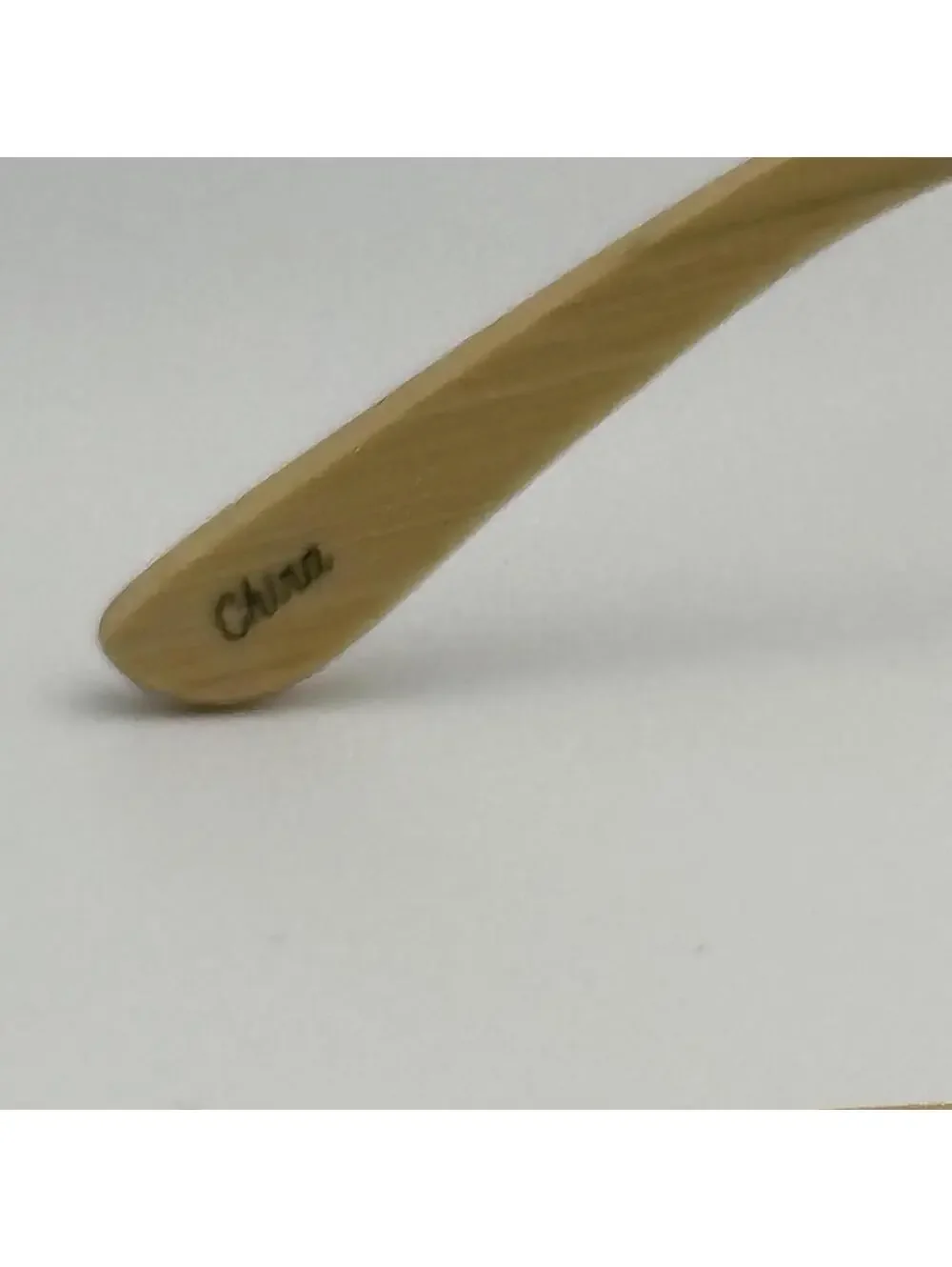 Piranha Sunglasses with Clear Frame and Bamboo Temples
